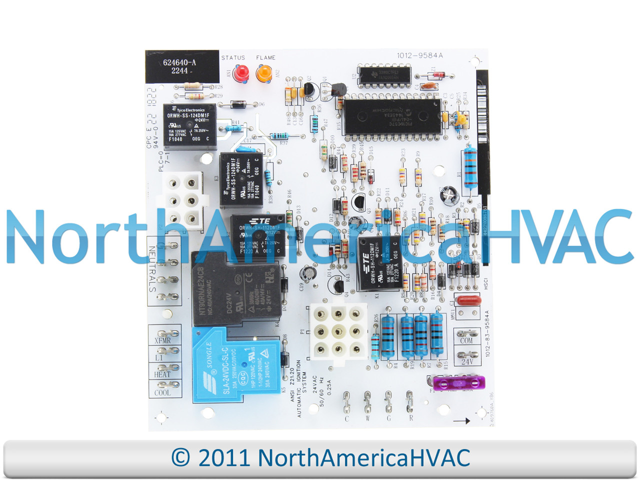 ClimaTek Circuit Control Board Fits Nordyne Intertherm Miller 1012